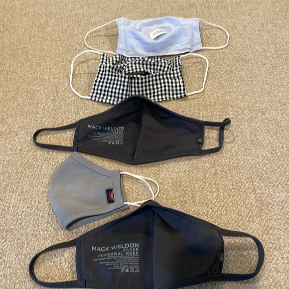 Assorted Face Masks:JCrew, Faherty, and Mark Weldon - Picture 2 of 2
